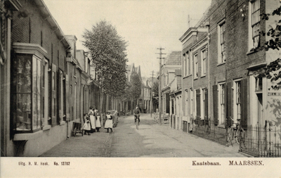 6598 Gezicht in de Kaatsbaan te Maarssen/Nieuw Maarsseveen uit het zuiden.N.B. Nieuw Maarsseveen is per 1 juli 1949 bij ...